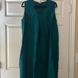 J. Jill Deep Teal Midi Dress